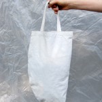 Washed Leather Irregular Tote Bag