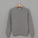 Ribbed Crew Knit Sweater