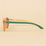 Red+Green Bamboo Sunglasses