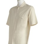 Christophe Lemaire No Collar Stand Collar Shirt