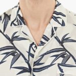 Tropical Shirt with Piping